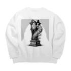 ヤシキ屋敷の時間のシュルレアリスム Big Crew Neck Sweatshirt