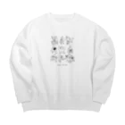 ざわきーにょのサンバたしなみ鳥 Big Crew Neck Sweatshirt