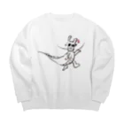 チエコストロークの新年のあいさつに来たドラゴン Big Crew Neck Sweatshirt