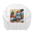 kenshopの今流行りの増税をエモ可愛くさせていただきました★ Big Crew Neck Sweatshirt