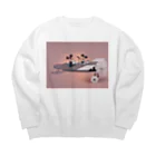 CHIKUSHOのプレーン・クレイジー Big Crew Neck Sweatshirt