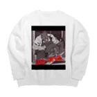 職人たちを応援したいの悪魔の城リフォーム Big Crew Neck Sweatshirt