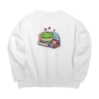 Shiba_IncのSleeping frogs(熟睡する蛙) Big Crew Neck Sweatshirt