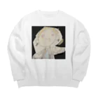 raunyのラウニィ　子ども作 Big Crew Neck Sweatshirt