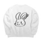 usabit.のぐっず屋さんのUSAGI Big Crew Neck Sweatshirt