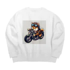 シバライダーロードの柴ライダーロードshiba31 Big Crew Neck Sweatshirt