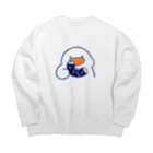 ホンダマイのドーナツ食べるあひるちゃん Big Crew Neck Sweatshirt