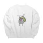 さくーん(さくちゃん)@羊羹ツイストのトリけらとぷす Big Crew Neck Sweatshirt