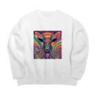 ANIMAL’s CAFEのCRAZY ANIMAL’s Big Crew Neck Sweatshirt