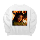 LONGSTONEの魔法少女(炎)消防団員勧誘する Big Crew Neck Sweatshirt