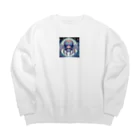 Masashige3352のスパークル スパイダー Big Crew Neck Sweatshirt