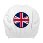 おもしろいTシャツ屋さんのイギリス England United Kingdom Great Britain Big Crew Neck Sweatshirt