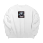 Girigiri-kのゲーミングｐｃＳＡＤ Big Crew Neck Sweatshirt