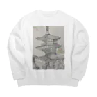 エド・ワード【江戸鉾の愛殿原】。の清水寺 Big Crew Neck Sweatshirt