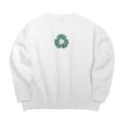   PiuVisageのGo Green! Big Crew Neck Sweatshirt