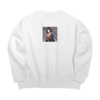 中原ひろふみのSAMURAI女史 Big Crew Neck Sweatshirt