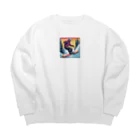 crazykoのスノーボーダー Big Crew Neck Sweatshirt