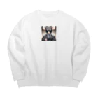 中原ひろふみのねずみ講代表 Big Crew Neck Sweatshirt