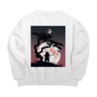 JAPANSTANDのSAMURAI～荒～ Big Crew Neck Sweatshirt