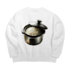 脂身通信Ｚの炊きたて。_240121 Big Crew Neck Sweatshirt