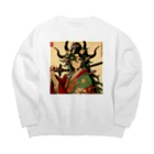 -----k-----の翠嵐（すいらん） Big Crew Neck Sweatshirt