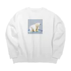 Akihakuのローポリしろくまくん Big Crew Neck Sweatshirt