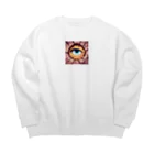 zetubouの覗く眼 Big Crew Neck Sweatshirt