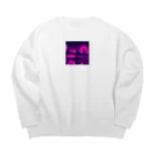 Superherooの魔法が現実的な力を持つファンタジー宇宙 Big Crew Neck Sweatshirt