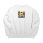 THE_Shop_Dの空手 Big Crew Neck Sweatshirt