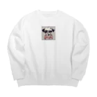 original-guzzmasaのブルドック Big Crew Neck Sweatshirt