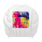 midnight art factory の夏の日、残像 Big Crew Neck Sweatshirt