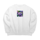 jmdapuwmdのあじさい Big Crew Neck Sweatshirt