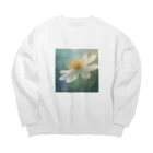 saepontaの一輪花 Big Crew Neck Sweatshirt