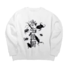 けだま専門店の水生昆虫厨の方向け Big Crew Neck Sweatshirt