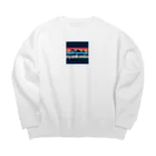 naramasaのnyankonia　ニャンコニア　パロディ Big Crew Neck Sweatshirt