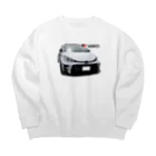 GRヤリスプリントグッズのTOYOTA 　GRヤリスのプリントグッズ Big Crew Neck Sweatshirt