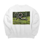 笑ウホテルマンのhurry ハリー！ Big Crew Neck Sweatshirt