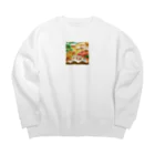 クロスクリエイティブの沖縄夏の思い出 Big Crew Neck Sweatshirt