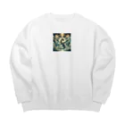 godo_dioの干支　龍　辰年　たつ年　守護霊 Big Crew Neck Sweatshirt