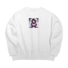 toko-tenのへびつかい座 Big Crew Neck Sweatshirt