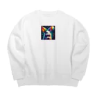 くっずのコスモラビッツ10 Big Crew Neck Sweatshirt