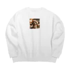 ストア・ザ・ダッチのトイプードルグッズ Big Crew Neck Sweatshirt