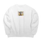 roboaniのロボット×キリン　２ Big Crew Neck Sweatshirt