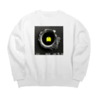 羽田ベースの弾痕deぽんぢ君 Big Crew Neck Sweatshirt