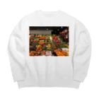 MATSURのスペインの市場 Big Crew Neck Sweatshirt