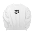 macchonのひよこギャング Big Crew Neck Sweatshirt