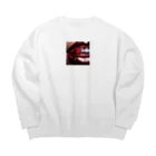 MOTHERの口紅 Big Crew Neck Sweatshirt