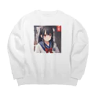 ひかりの発見のえりな Big Crew Neck Sweatshirt