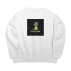 ちょこちょこのちっちゃいワニ Big Crew Neck Sweatshirt