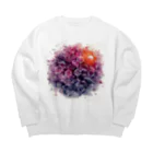 science closet（科学×ファッション）の惑星の化学反応式 Big Crew Neck Sweatshirt